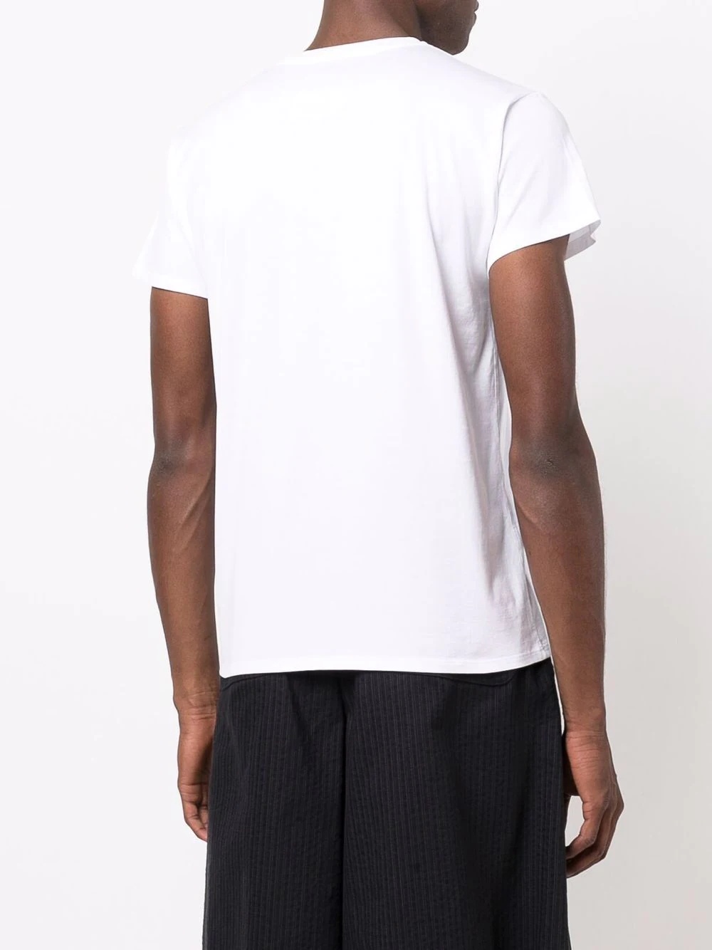 round-neck cotton T-shirt - 4