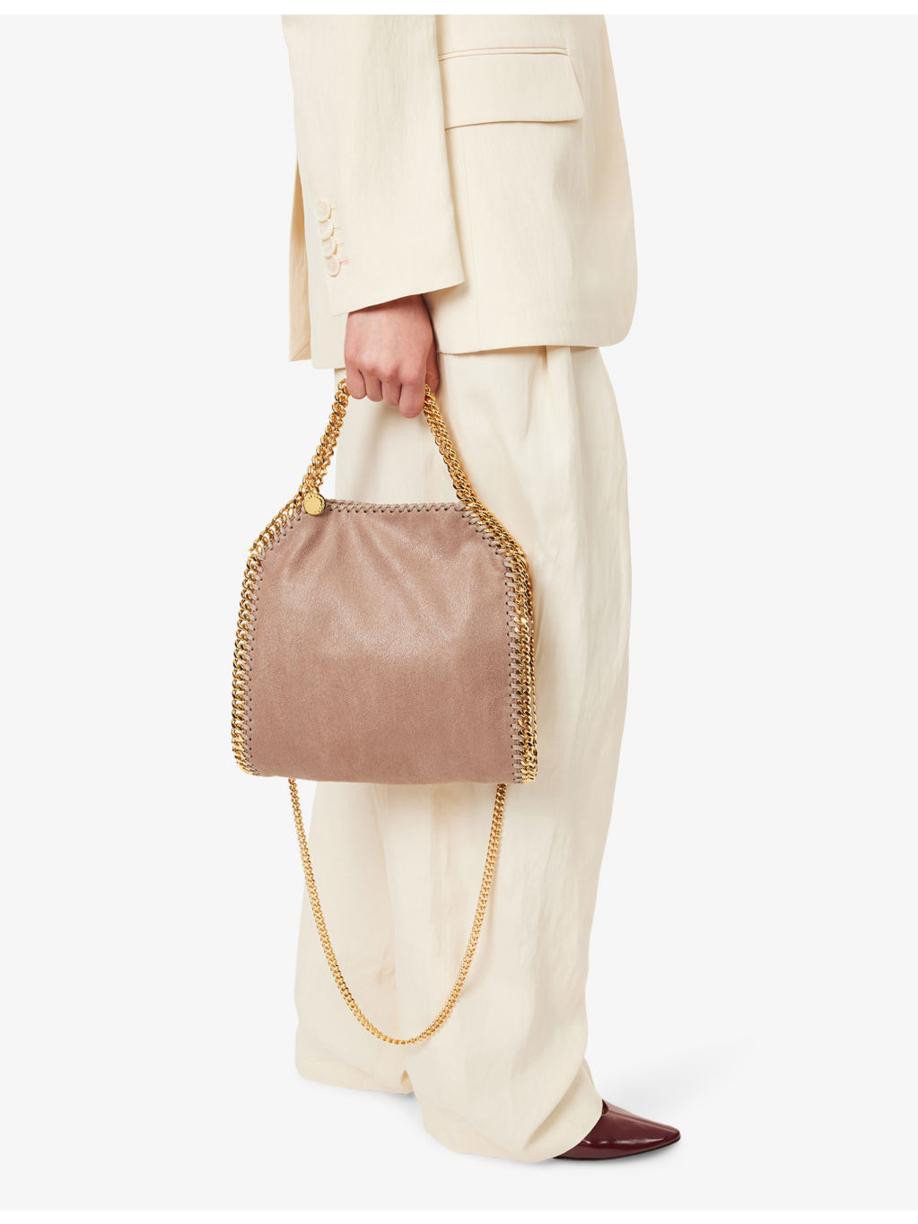 Falabella Mini Woven Tote Bag - 6