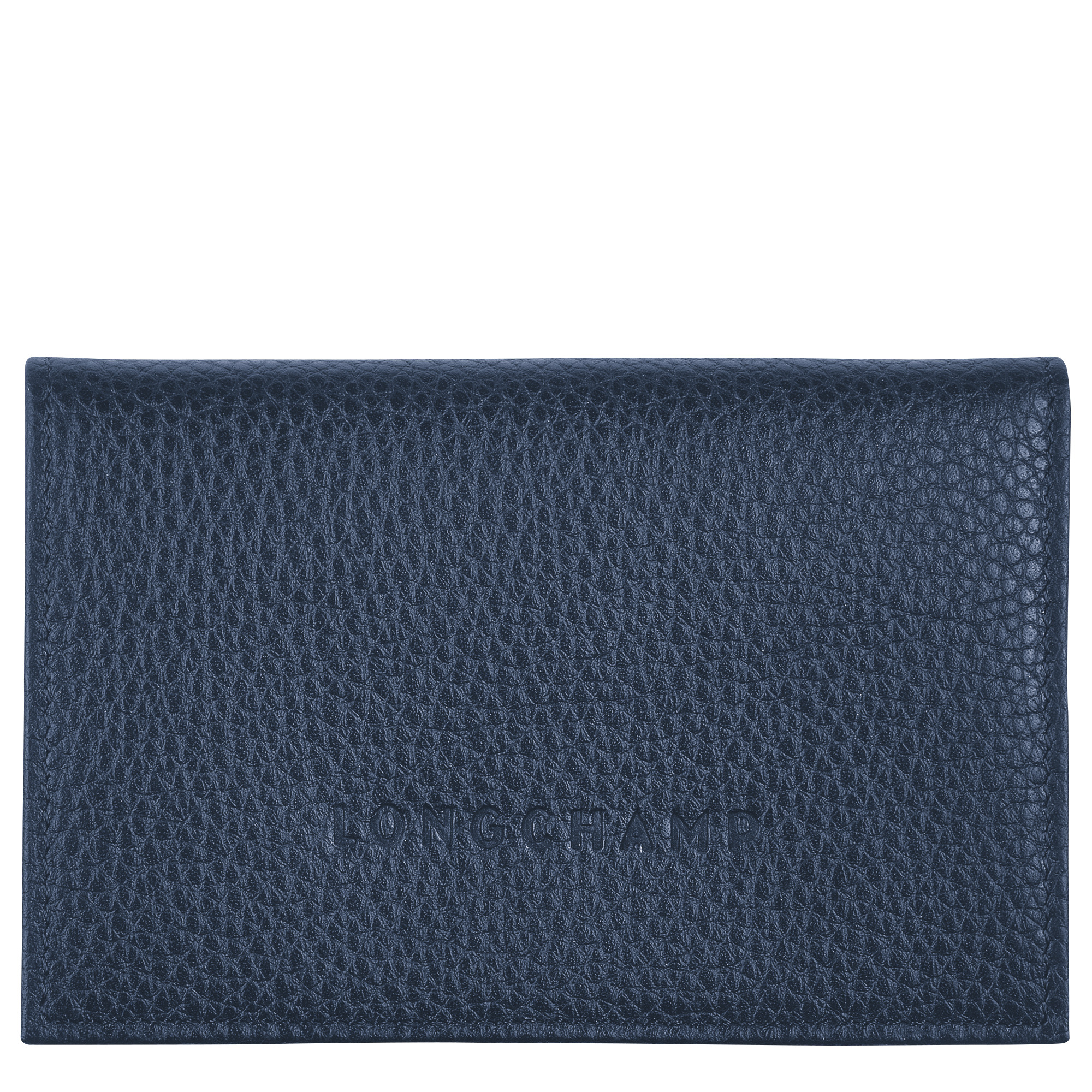 Le Foulonné Card holder Navy - Leather - 1