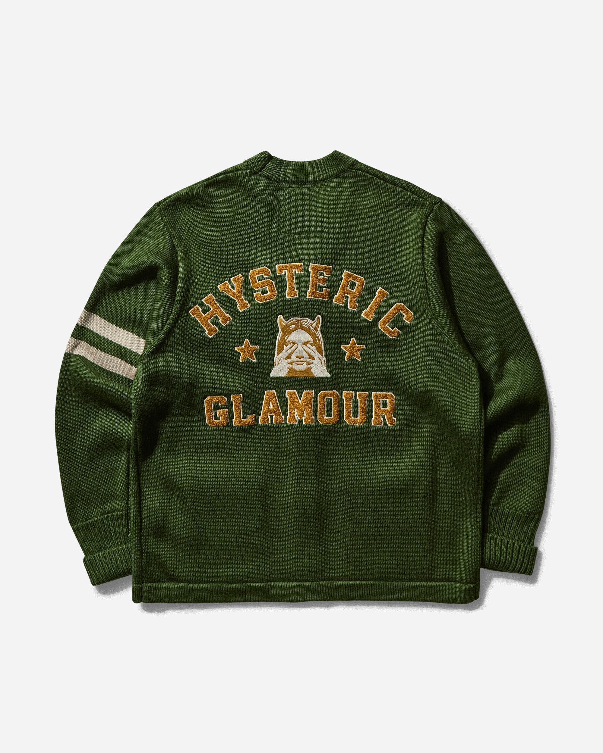 Men's See No Evil Cardigan Green - 2