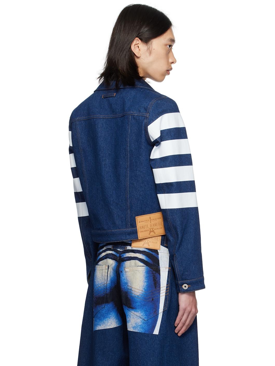 Navy 'The Marinière' Denim Jacket - 3