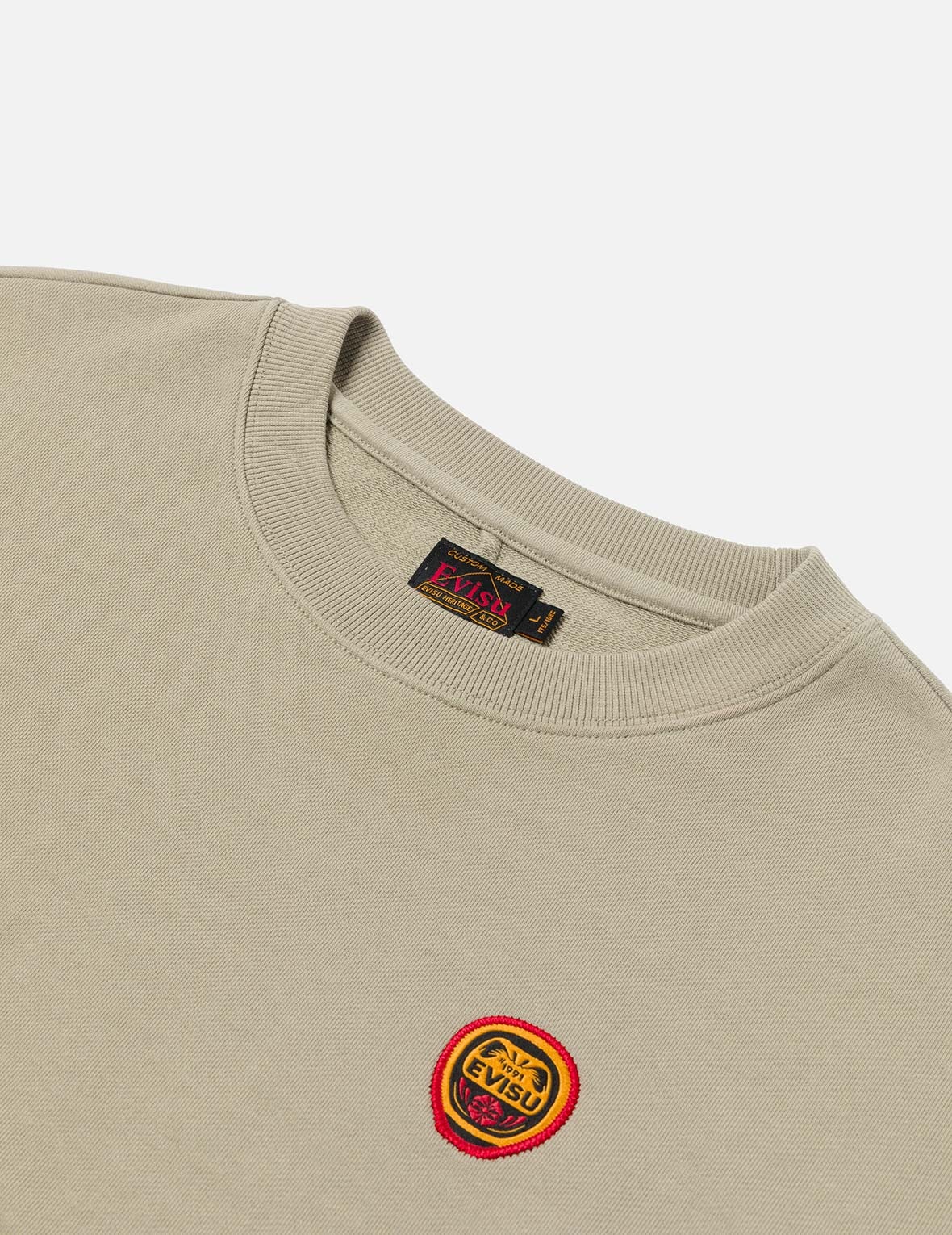 Daruma and Logo Embroidery Relax Fit Sweatshirt - 6