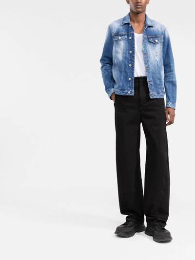 DSQUARED2 faded-effect denim jacket outlook