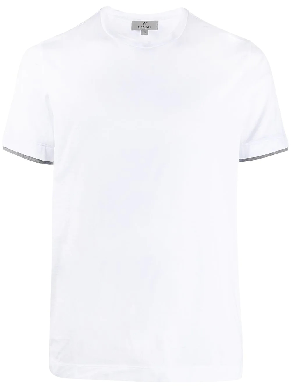 layered short sleeves T-shirt - 1