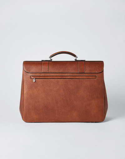 Brunello Cucinelli Grained calfskin briefcase outlook