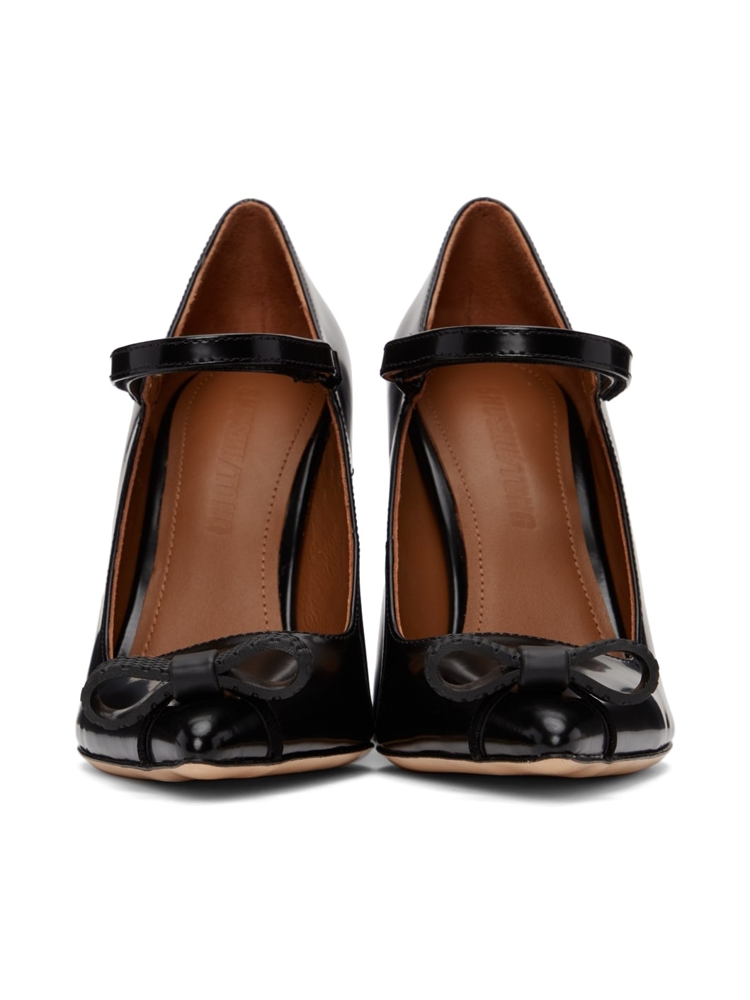 Black Pointed High Heels - 2