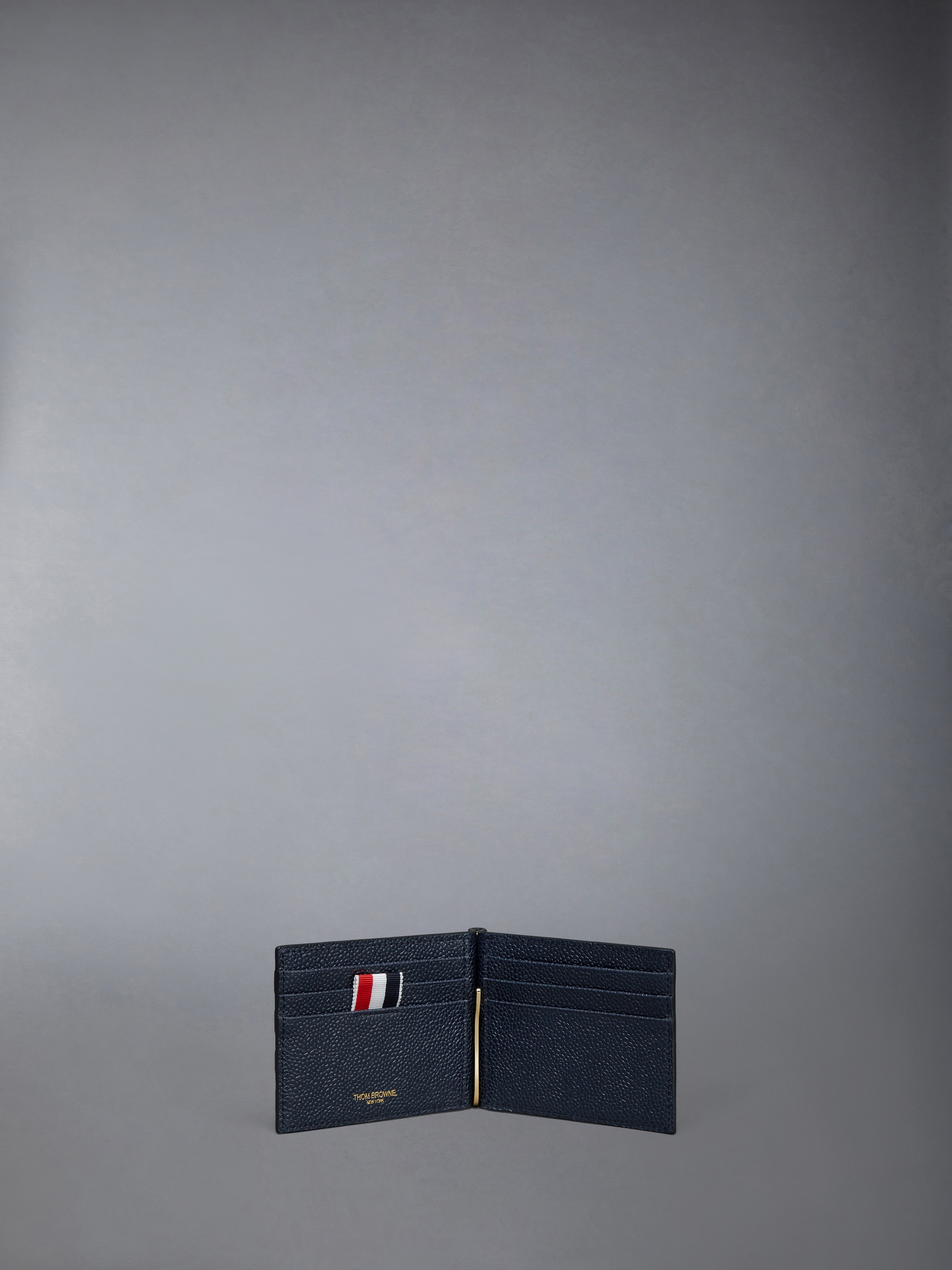 PEBBLE GRAIN 4-BAR MONEY CLIP WALLET - 3