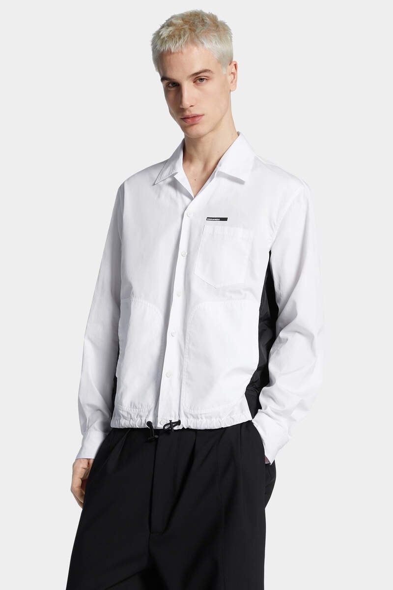 DRAWSTRING HYBRID SHIRT - 3