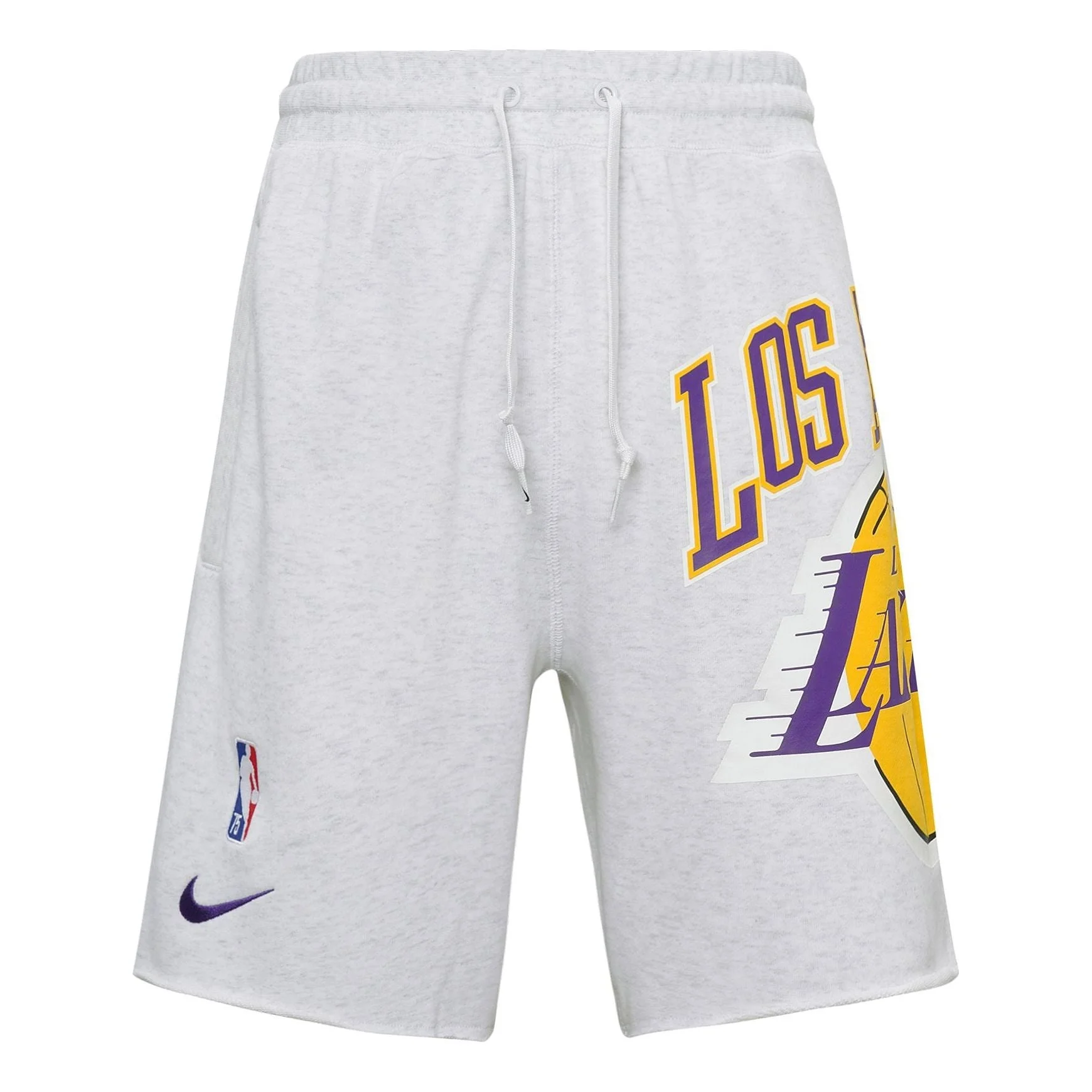 Nike Los Angeles Lakers Basketball Athleisure Casual Sports Breathable Shorts light grey DB1956-051 - 1