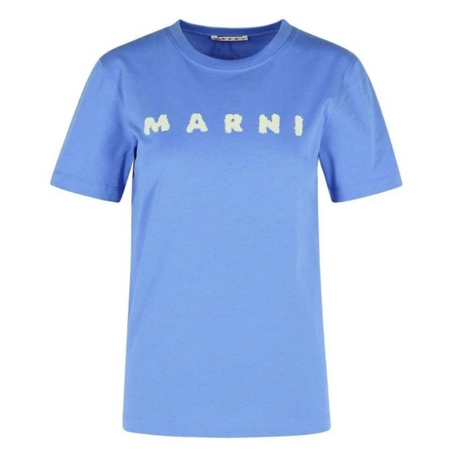 Marni Scribbled Logo Jersey T-Shirt - 1