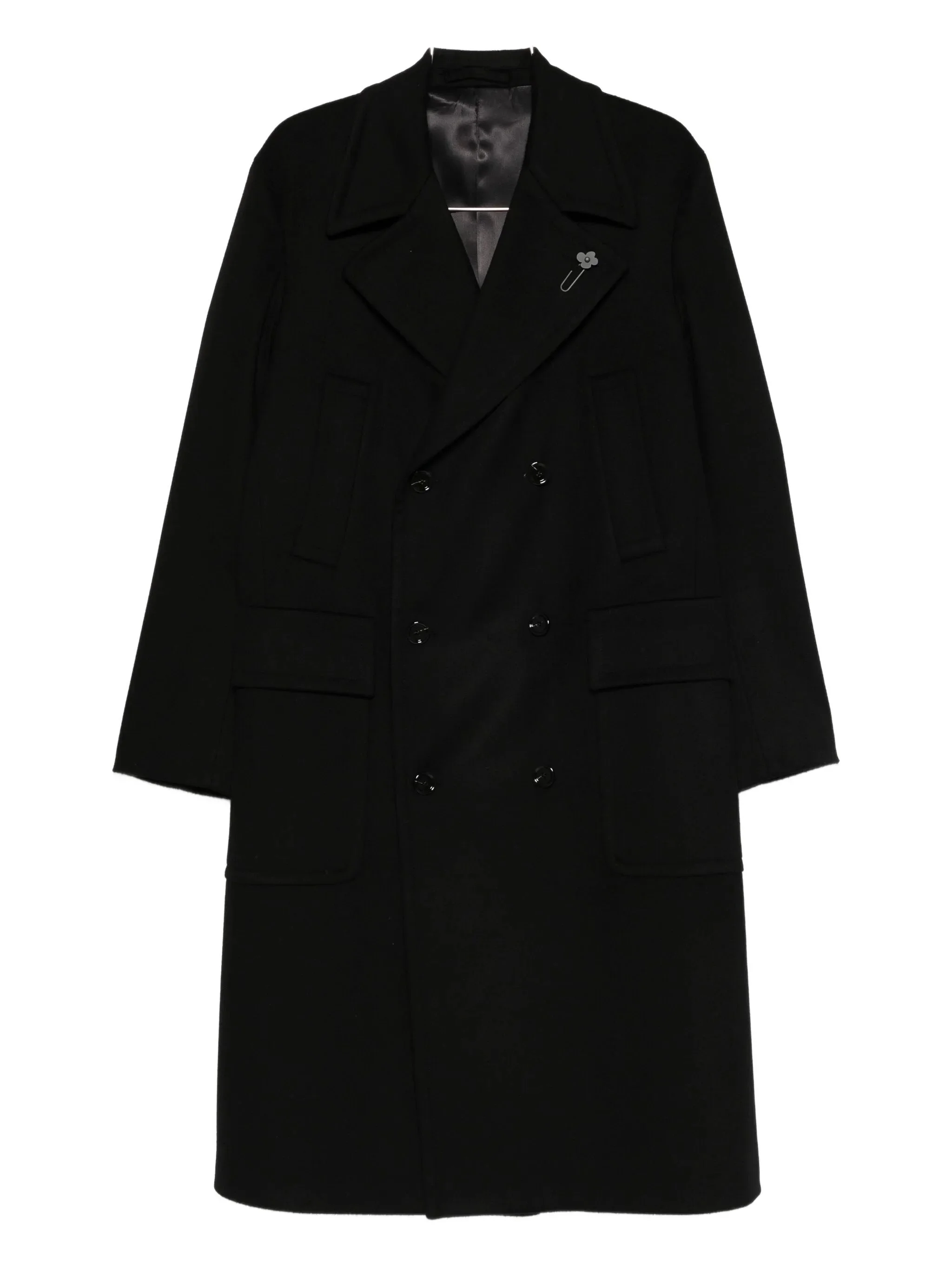 Lardini Double-breasted Pocket Coat - 1