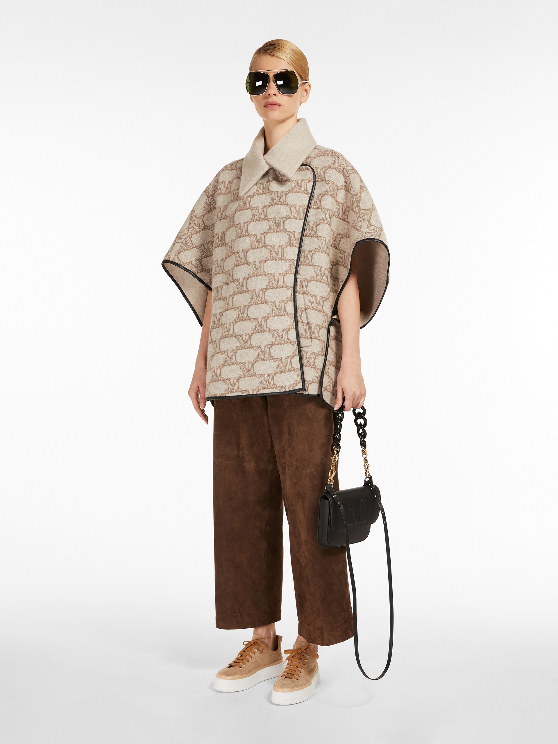 AMBRA Wool and cashmere cloak - 2