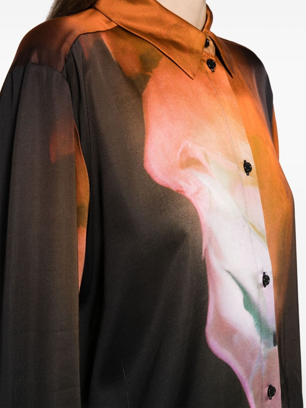 Sophia abstract-pattern print shirt - 5