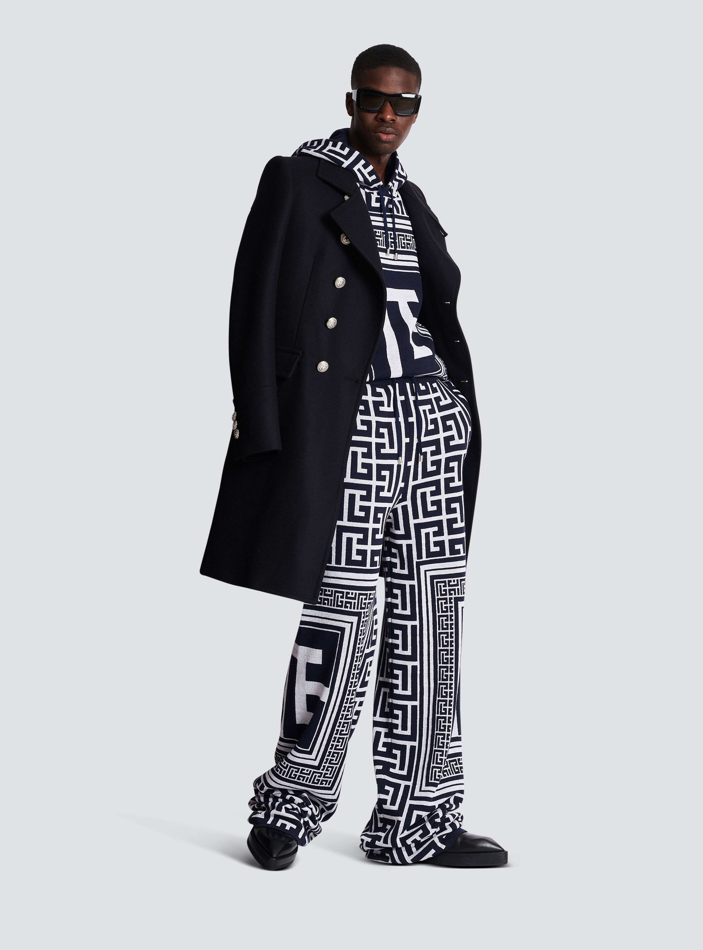 Maxi monogrammed casual trousers - 2