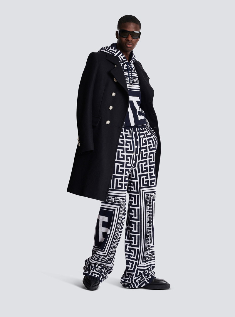 Balmain Maxi monogrammed casual trousers outlook