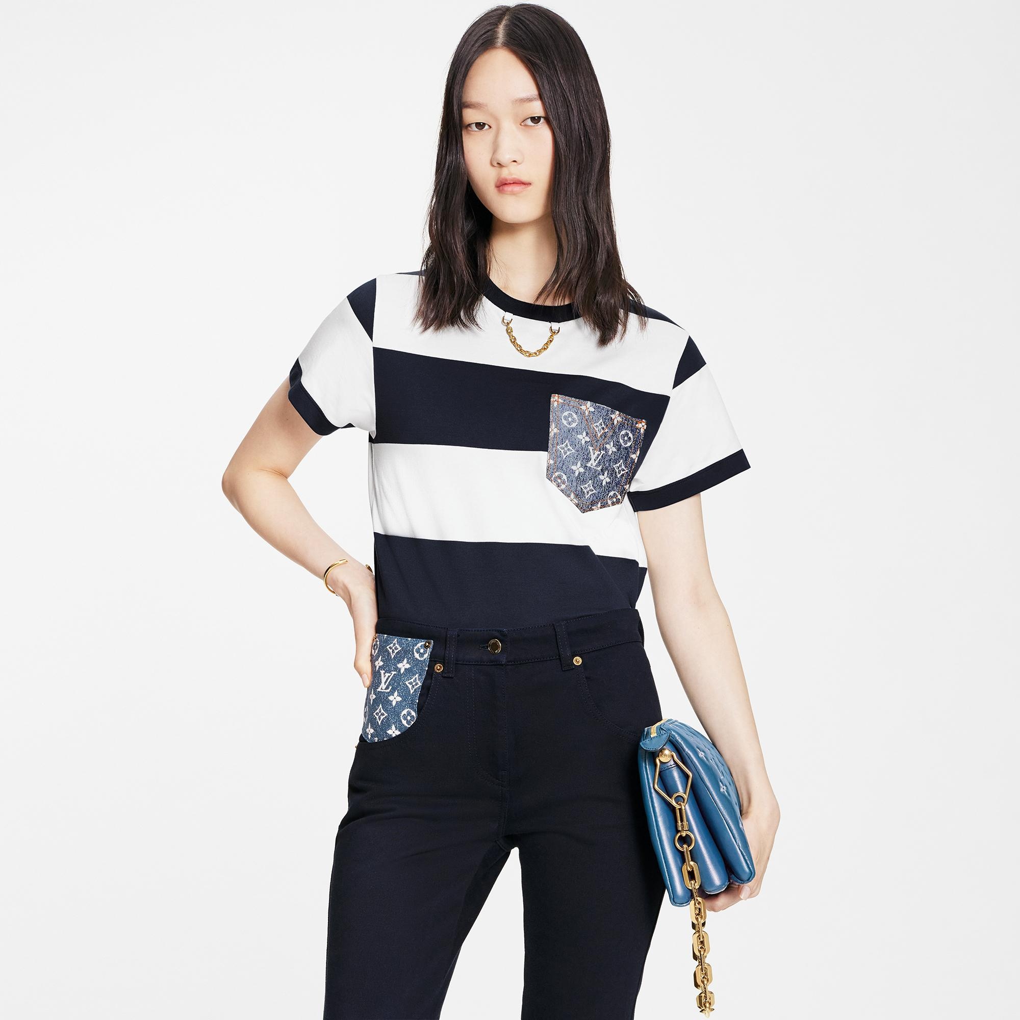 Monogram Pocket Skinny Jeans - 3