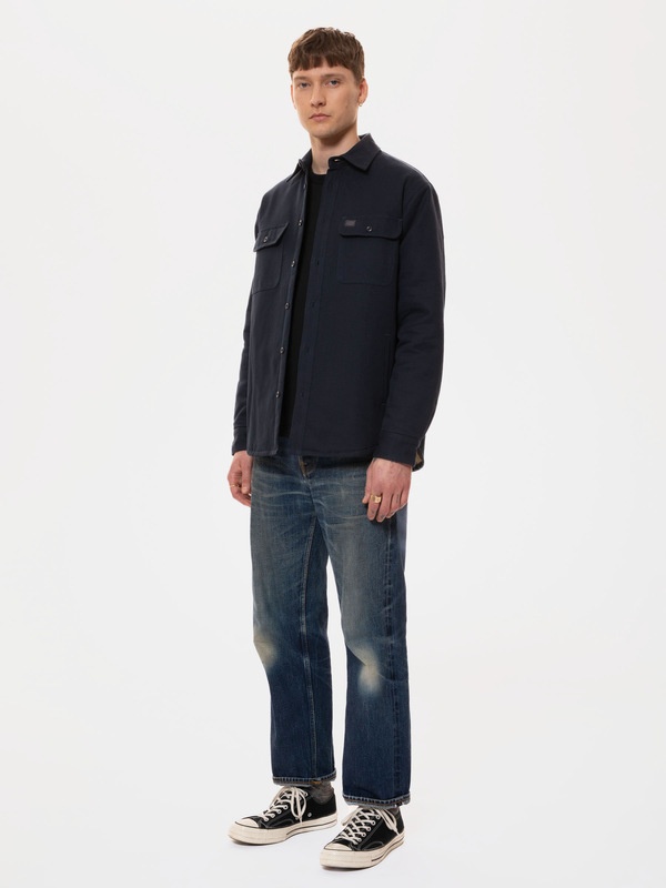Glenn Padded Shirt Navy - 2