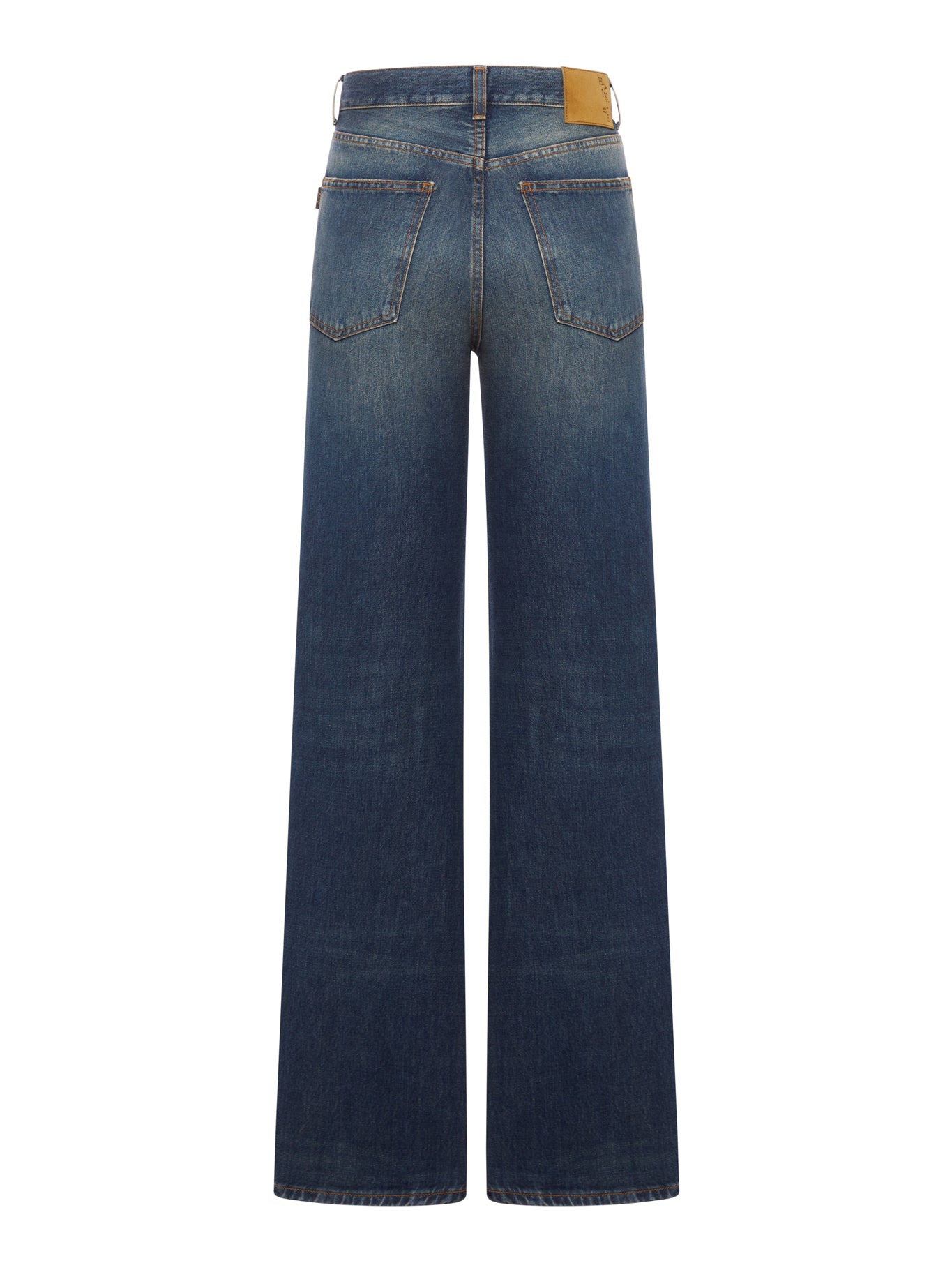 JEANS WIDE LEG KOREA INTENSE BLUE - 2