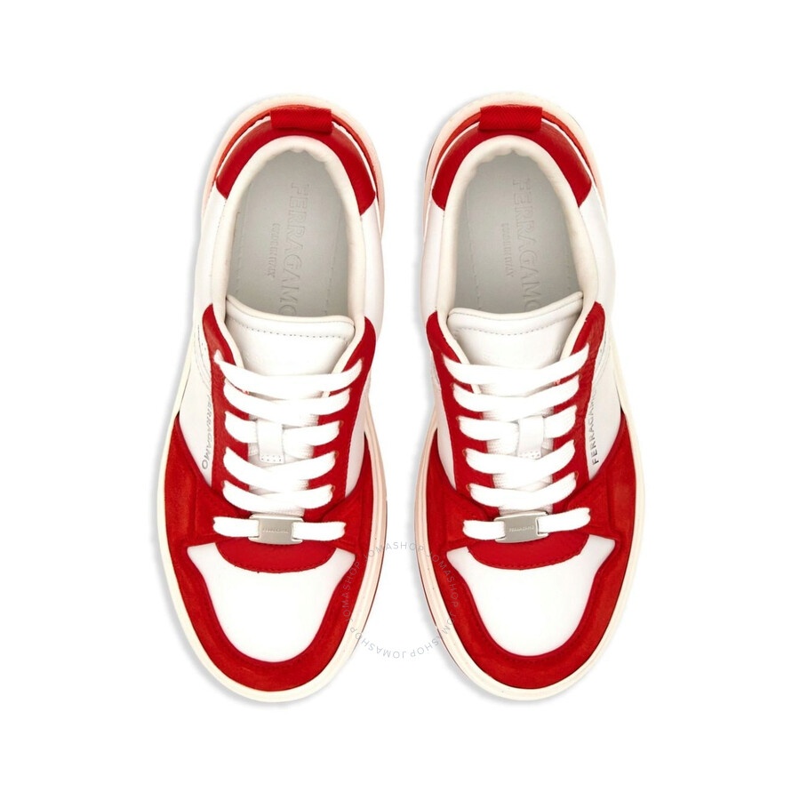 Ferragamo Dennis Panelled Skate Sneakers - 3