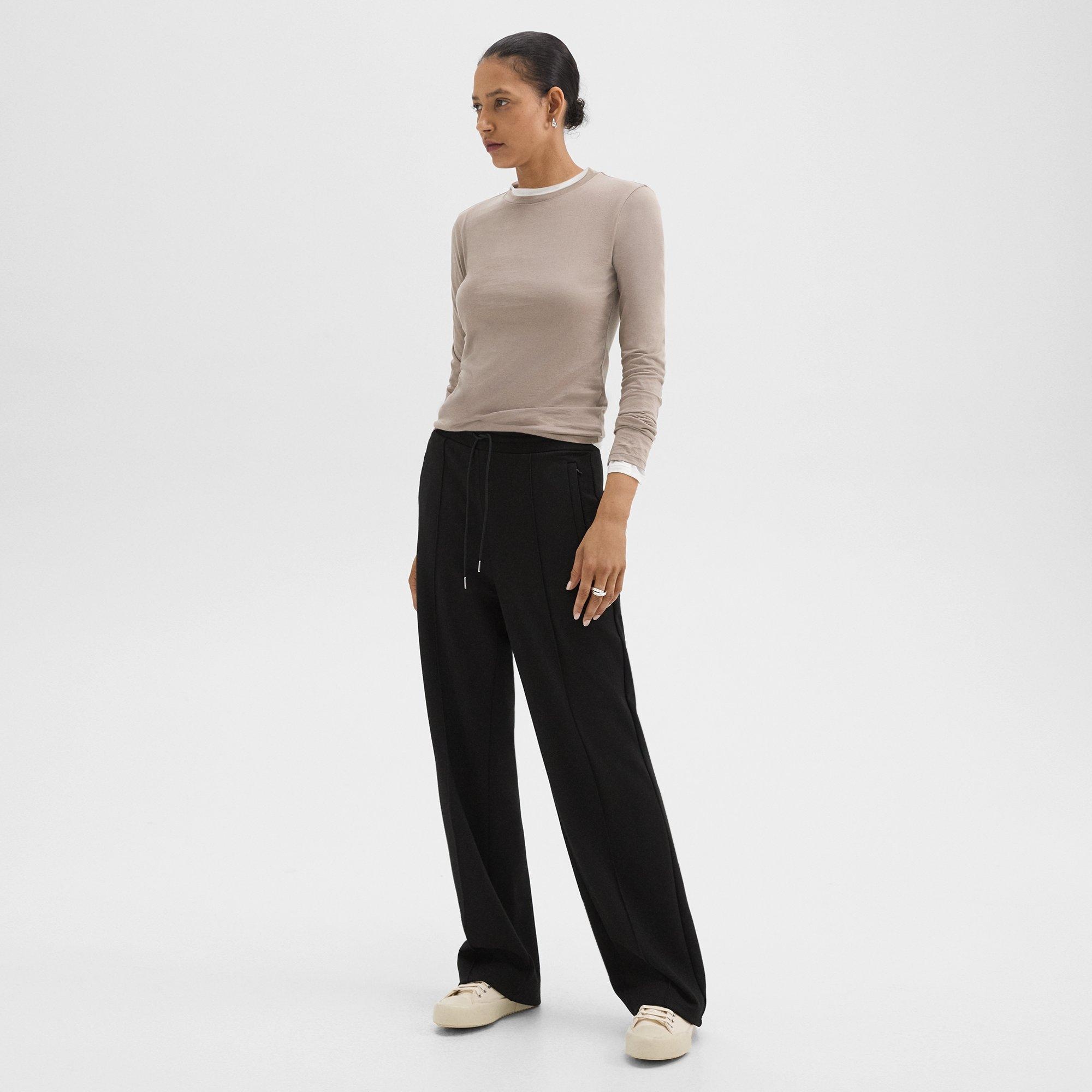 Track Pant in Double-Knit Jersey - 2