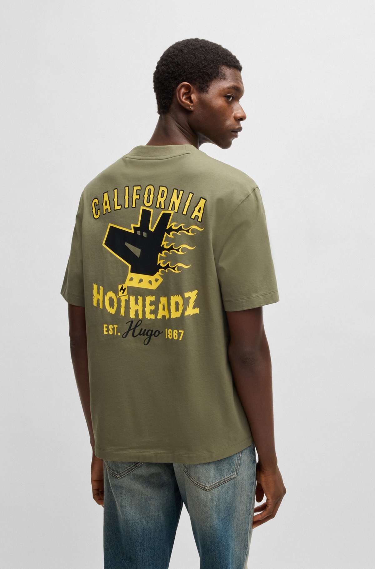 COTTON-JERSEY T-SHIRT WITH GRAPHIC PRINTS - 5