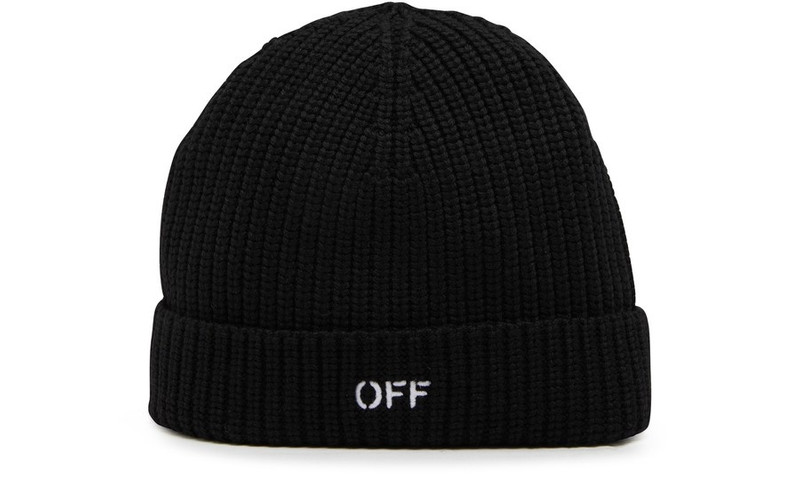 자수 늑골 니트 beanie - 1