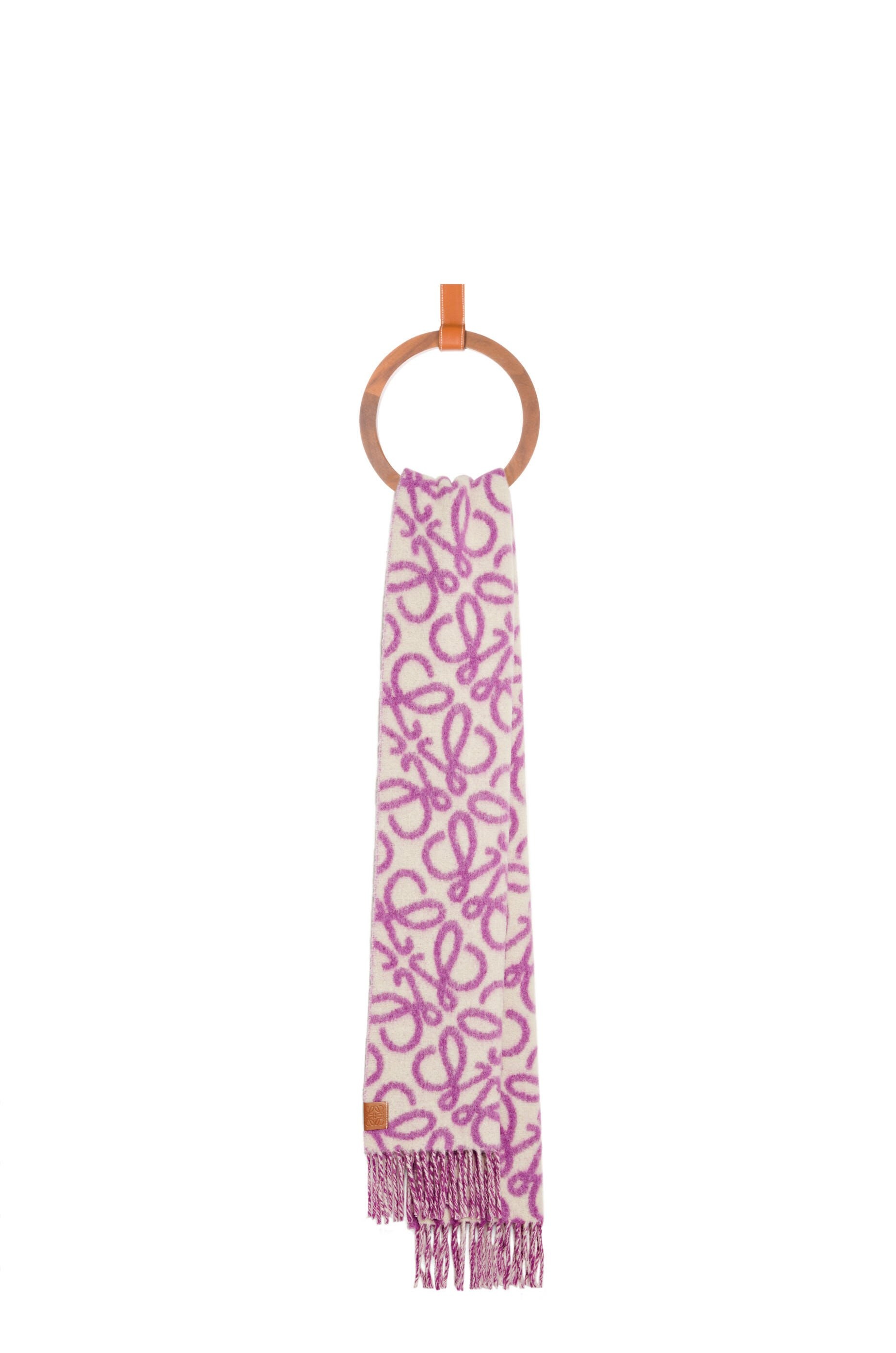 Anagram scarf in alpaca and wool - 4