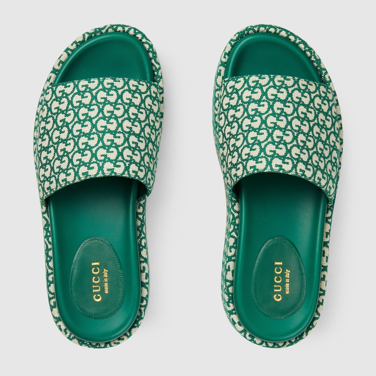 Women's GG platform slide sandal - 5