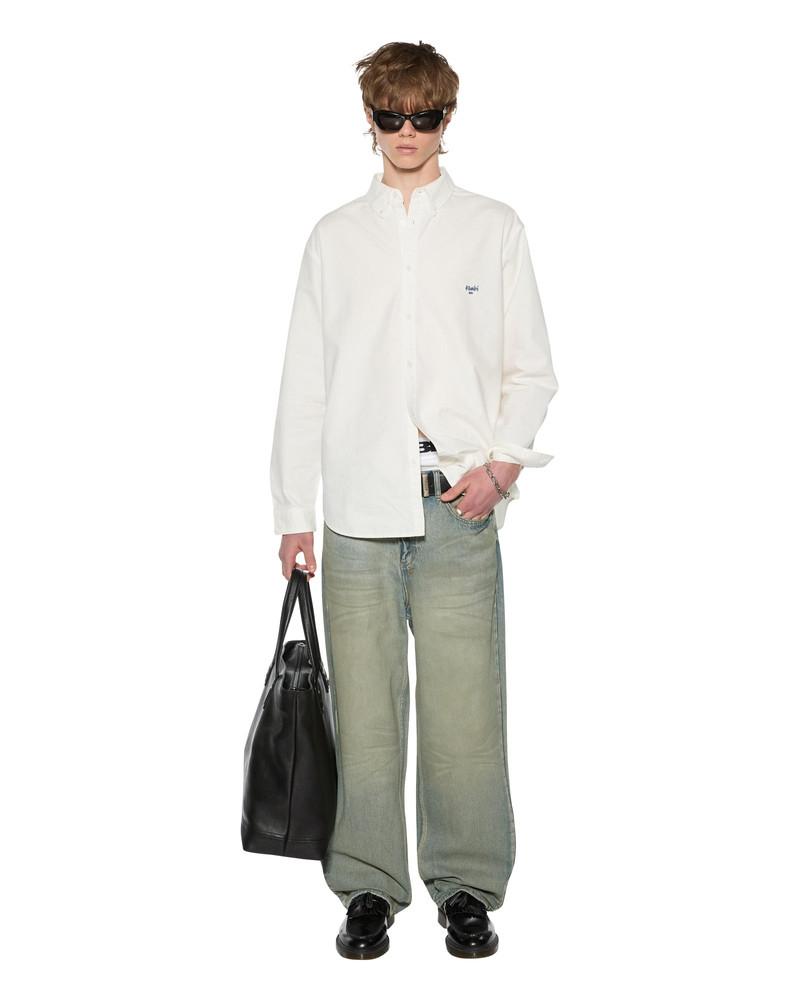 Ksubi KSIGNATURE BUTTON DOWN LS SHIRT WHITE outlook