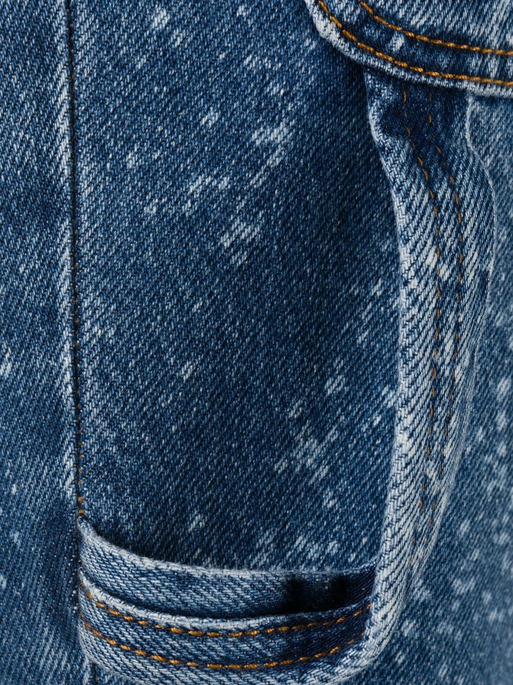 paint-splattered slim-fit jeans - 7