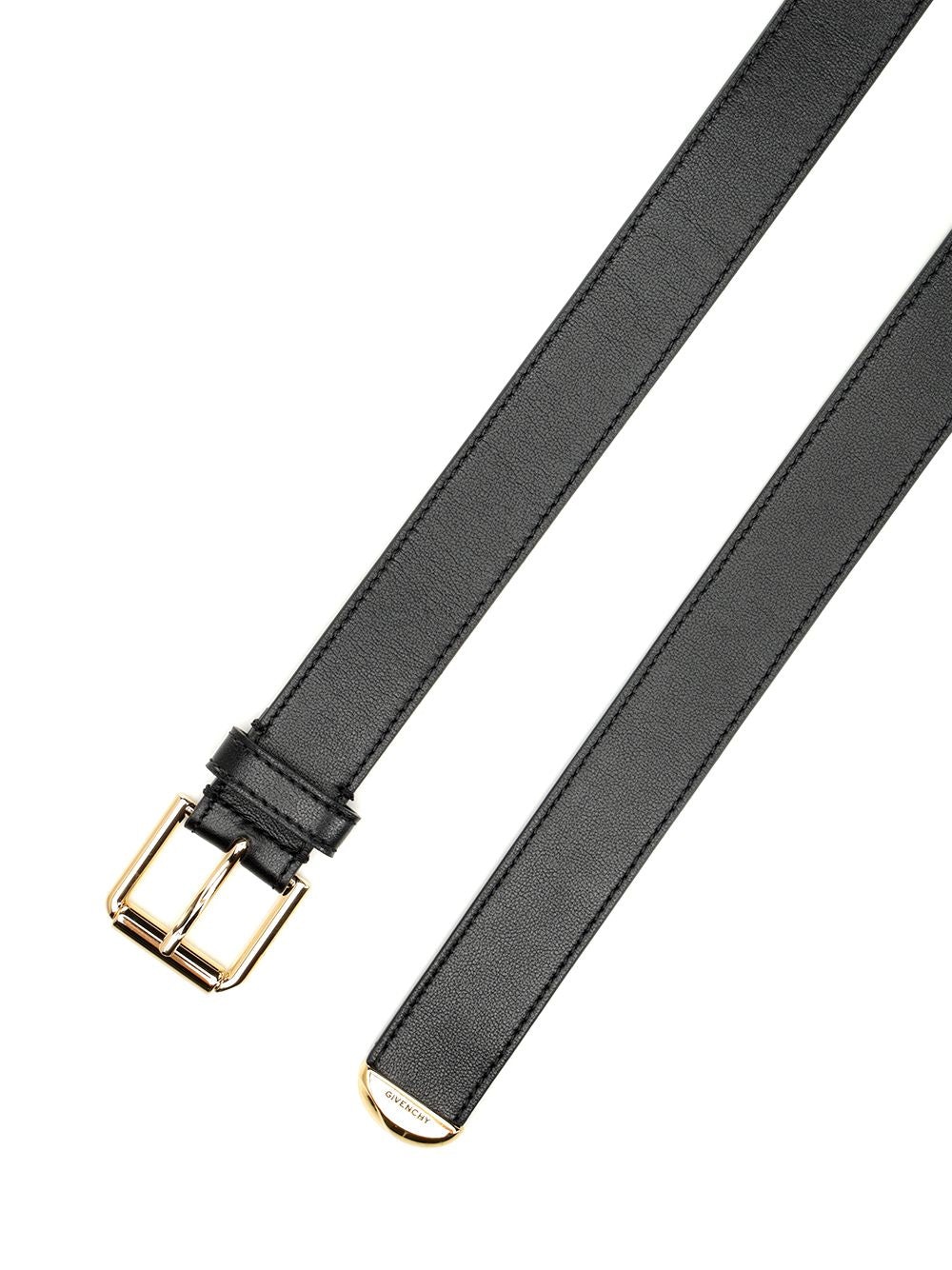 30mm Voyou Metal Tip Belt Belts Black - 2