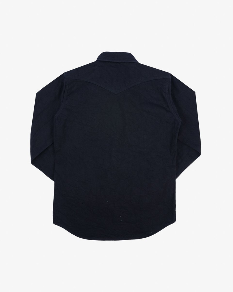 IHSH-396-BLK 13.5oz Denim Western Shirt Black 7