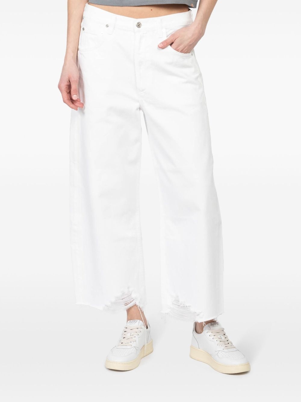 distressed-effect jeans - 4