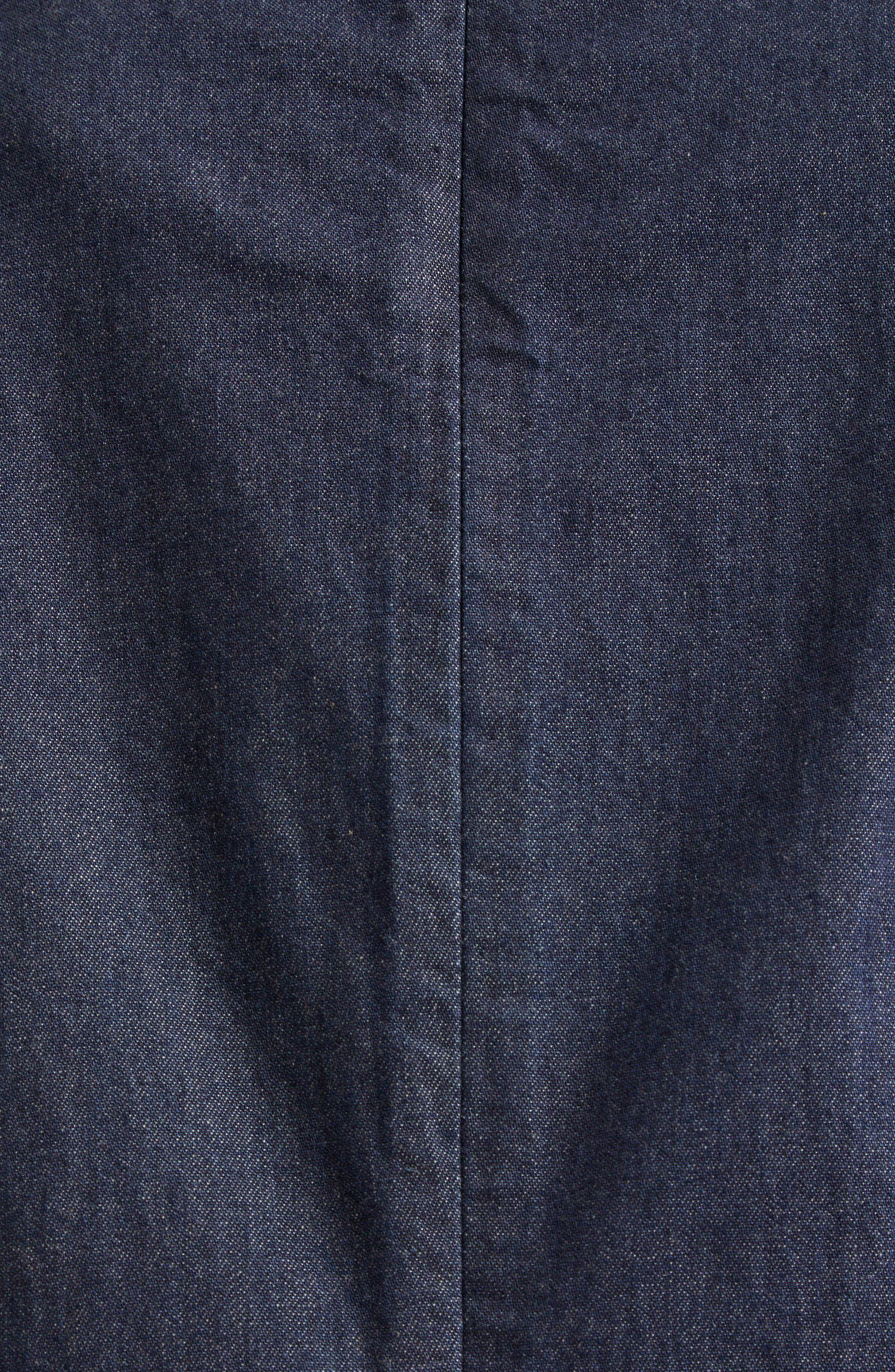 Zimmermann Crystal Embellished Denim Minidress in Night Sky at Nordstrom - 6