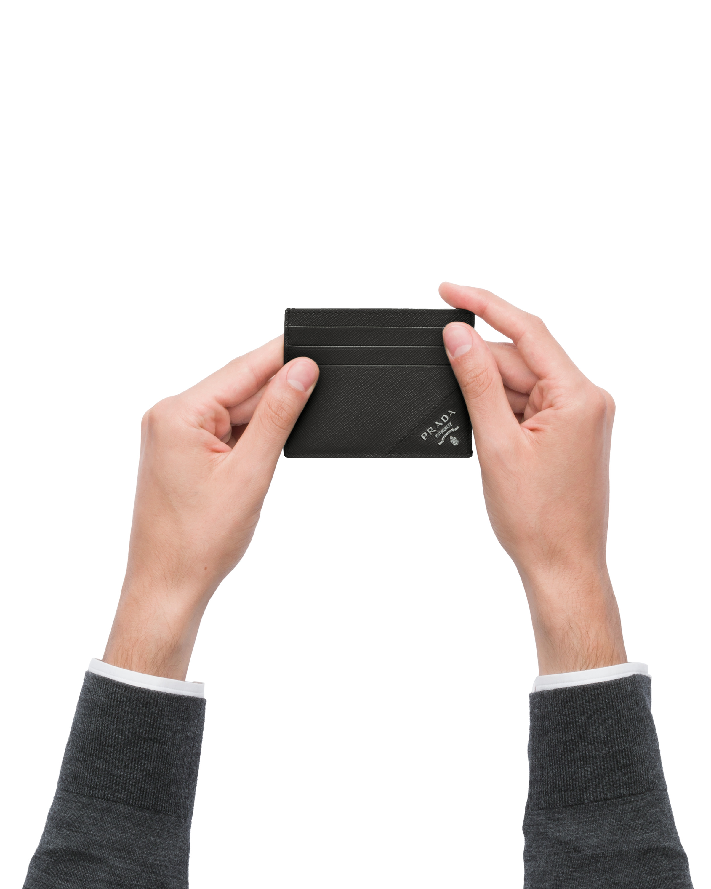 Saffiano Leather Card Holder - 3