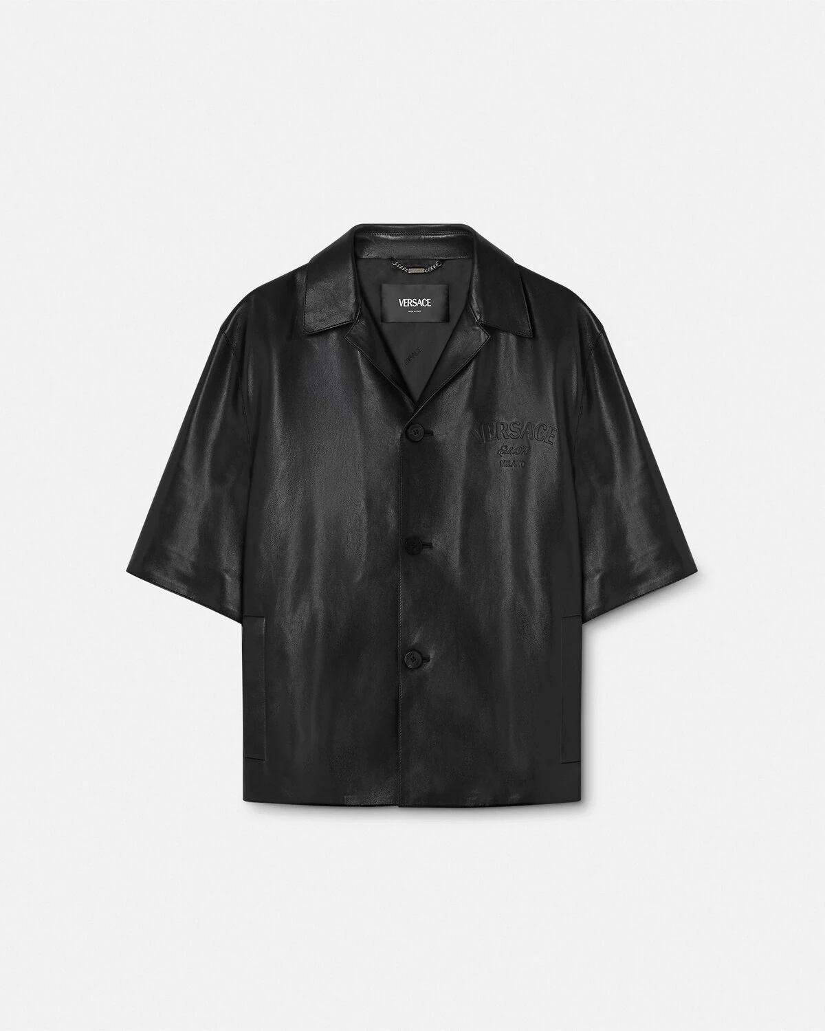 Leather Blouson Overshirt - 1