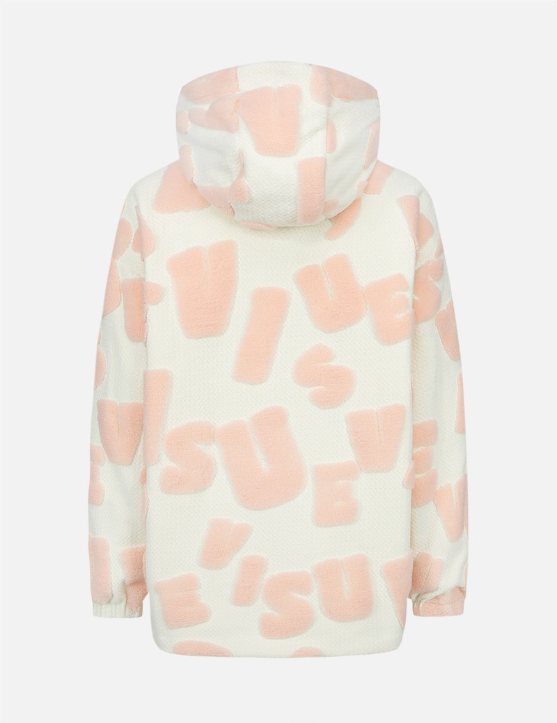 ALLOVER 3D SHERPA JACQUARD PADDED JACKET 2