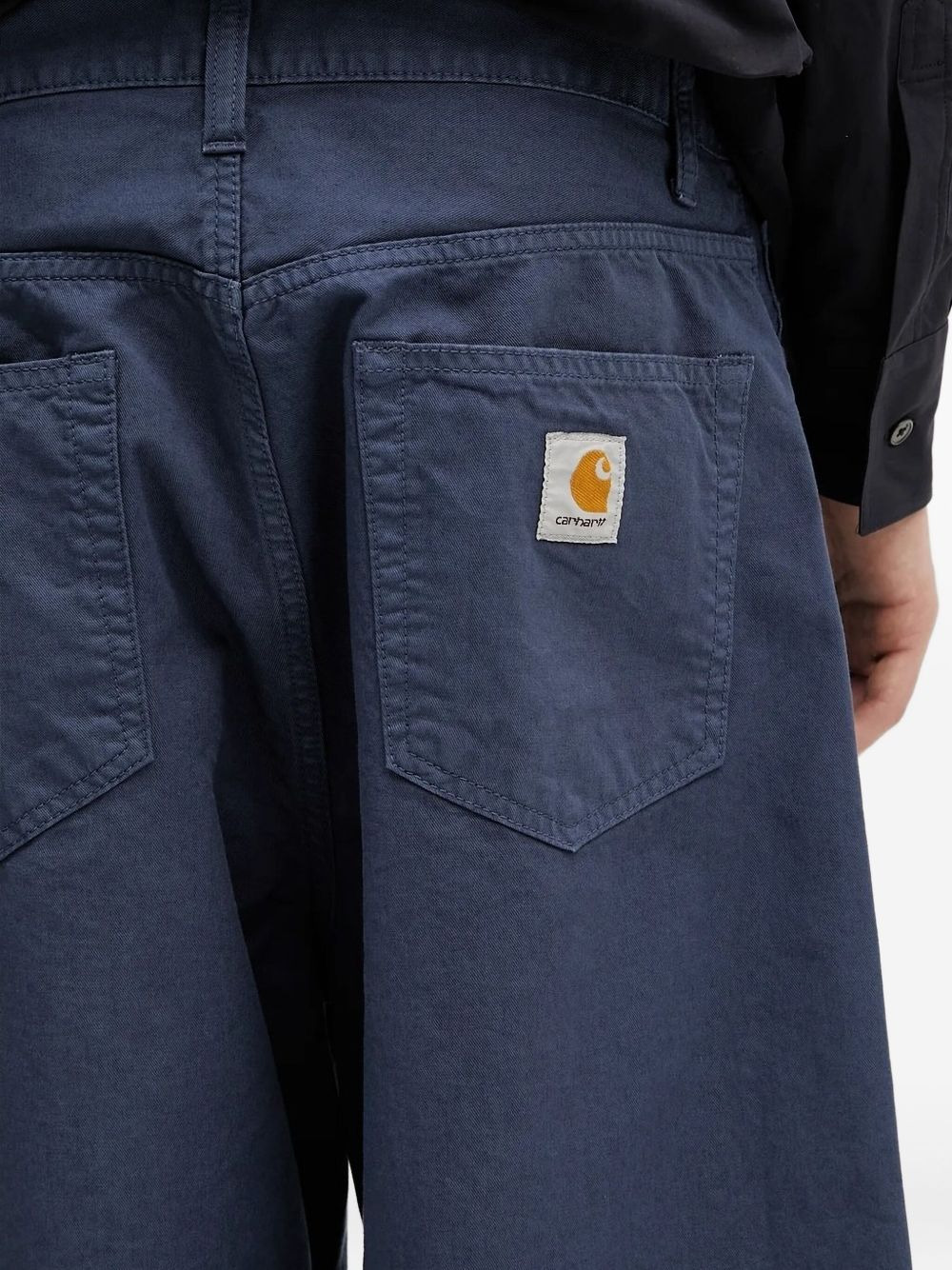 pocket-detail wide-leg trousers - 3
