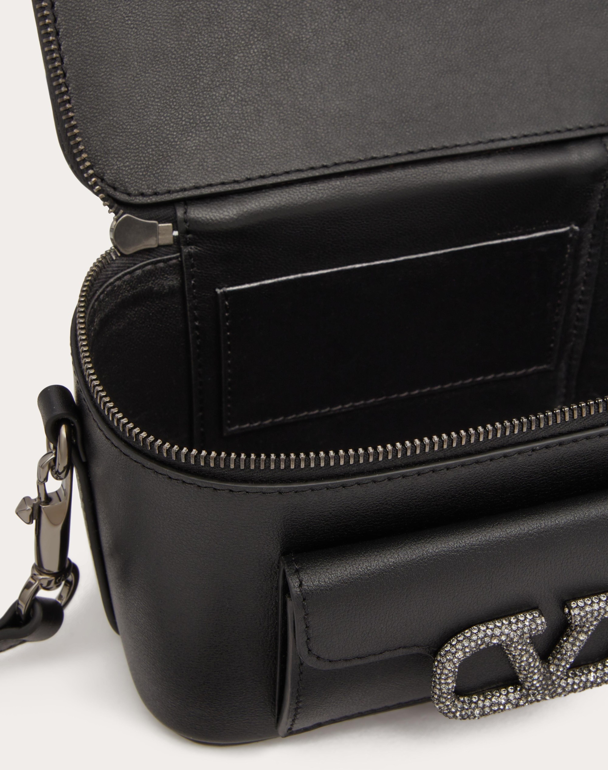 Valentino Garavani W2B0122NAPP45 関税送料込 Valentino MINI VALENTINO GARAVANI LOCÒ CALFSKIN HANDBAG WITH