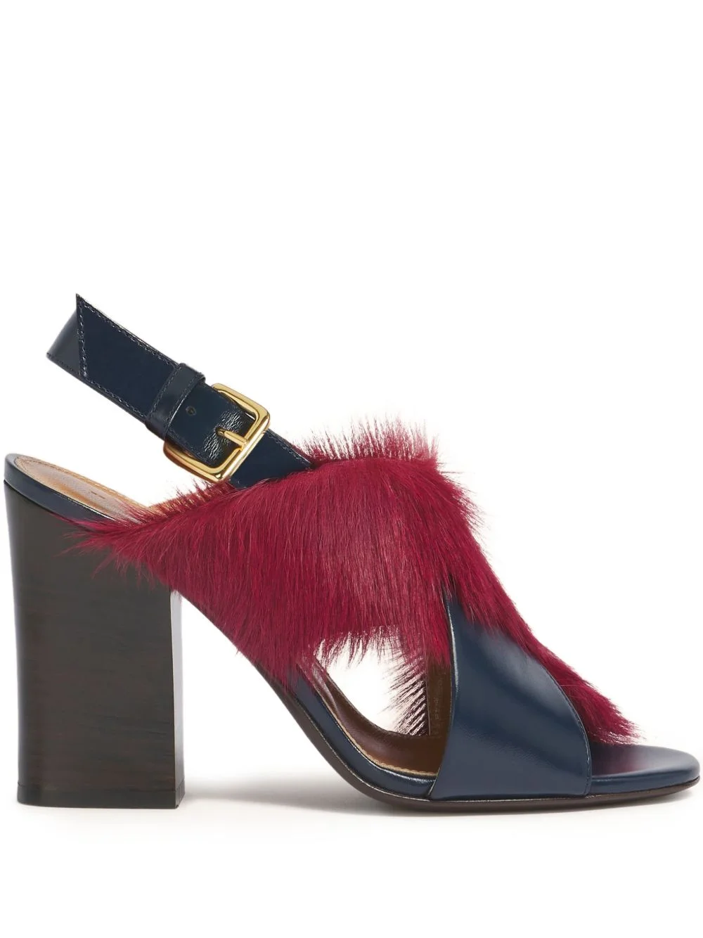 criss-cross buckled sandals - 1