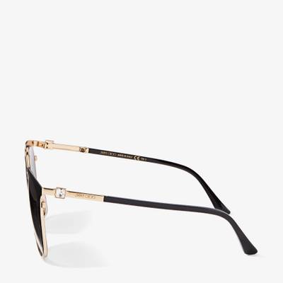 JIMMY CHOO Oria
Black Cat-Eye Sunglasses with Swarovski Crystals outlook