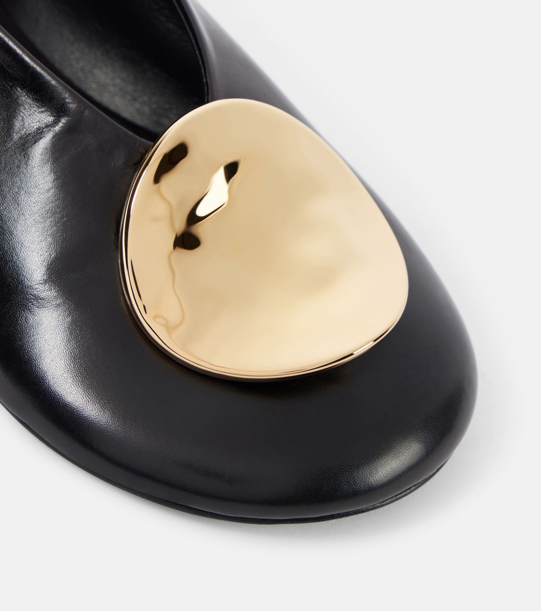 Leather ballet flats - 5