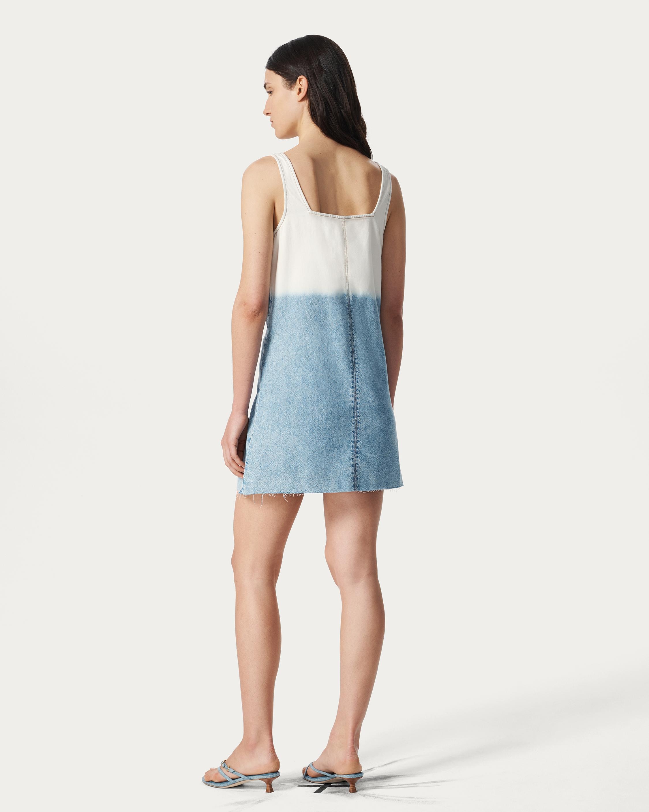 Jayde Denim Dress
Featherweight in Bleach Stripe - 6