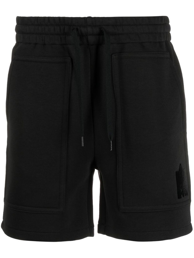 logo-patch drawstring shorts 1