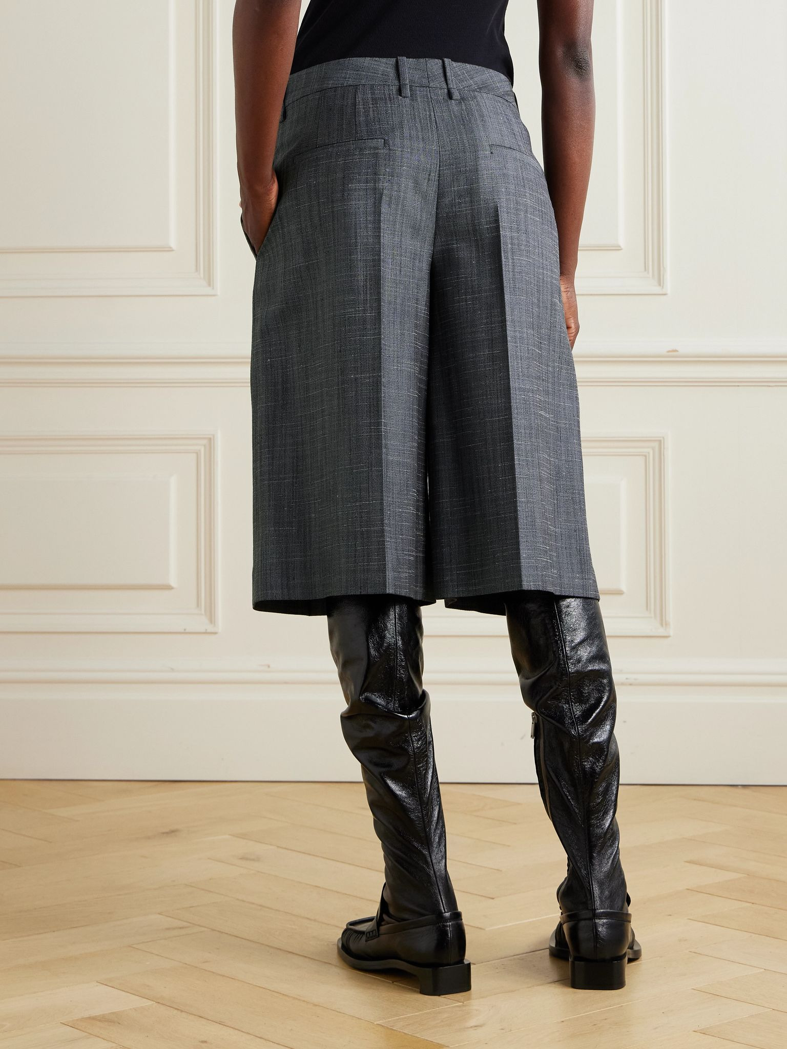 Woven shorts Dark gray - 4