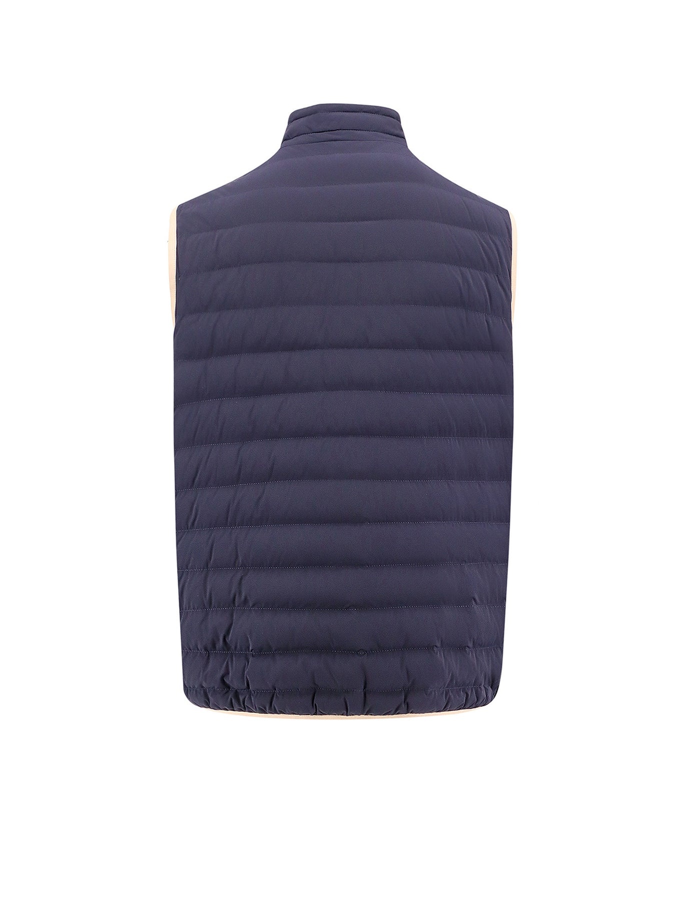 Padded and quilted sleeveless nylon jacket - 2