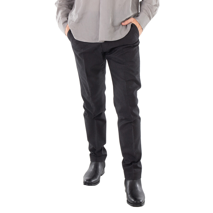 Ami Paris Men's Gris Chine Cigarette Pants - 3