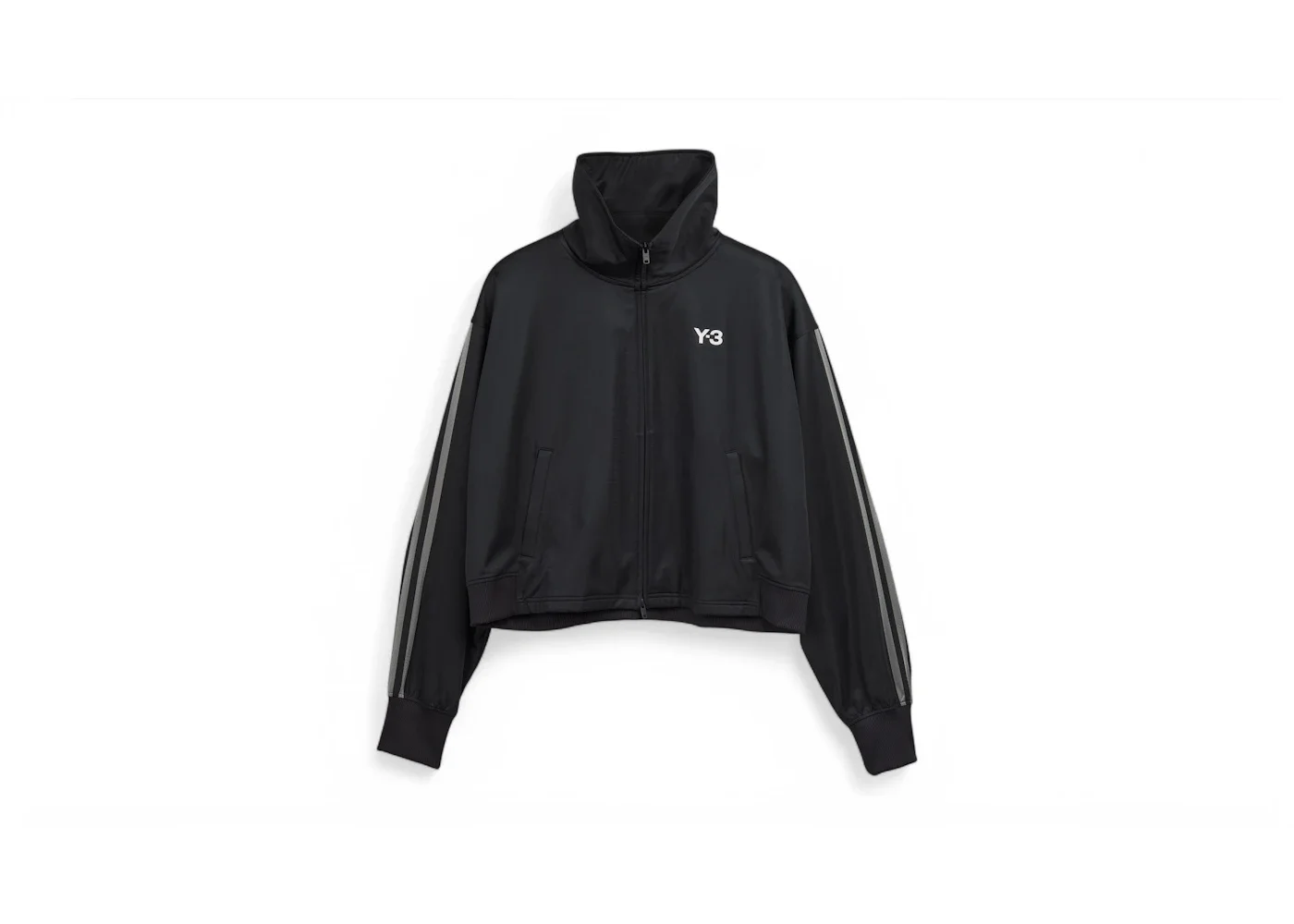 adidas Women's Y-3 Firebird Track Top Black/Cream White - 1