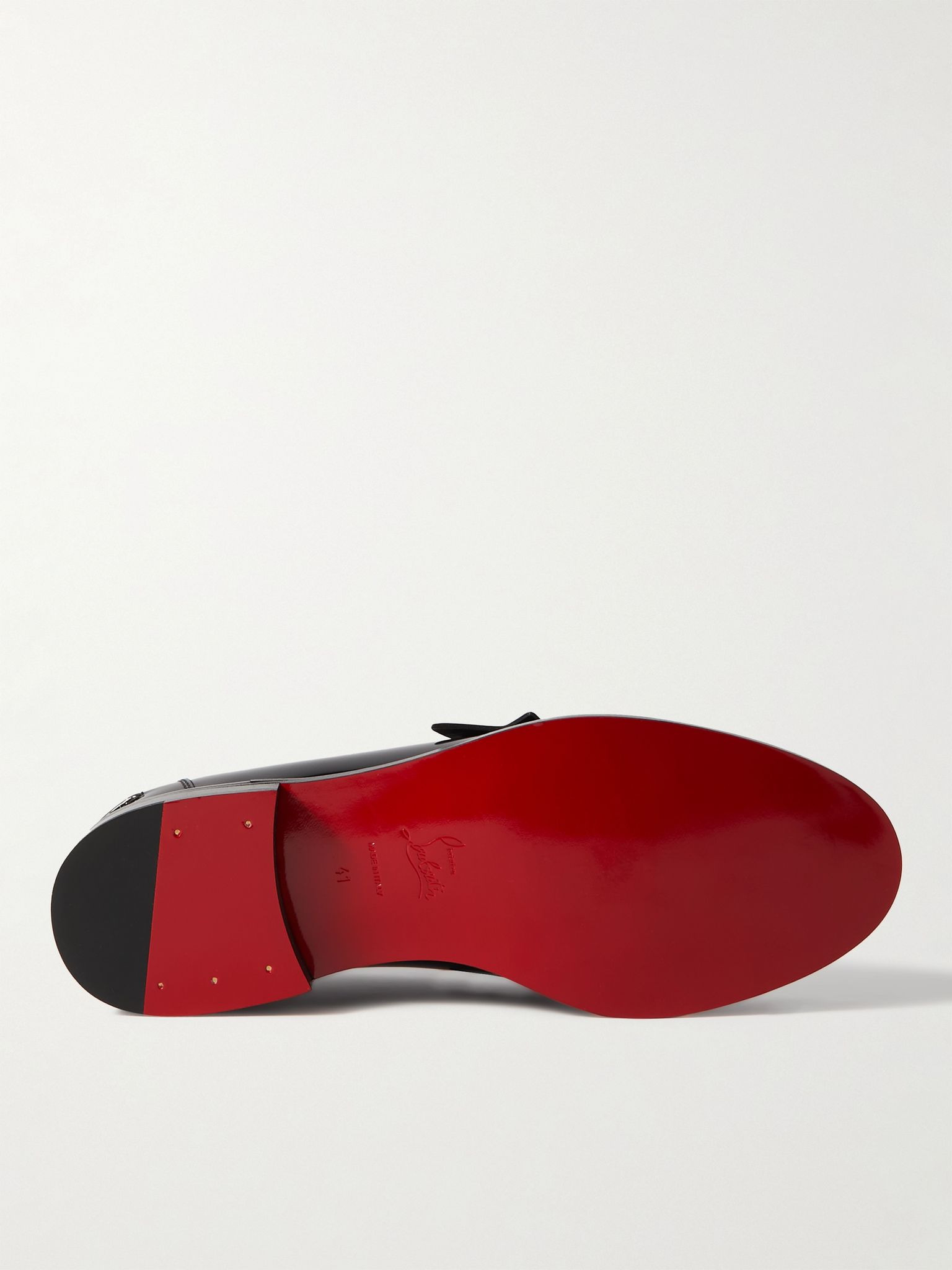 Patent-Leather Penny Loafers Black - 3
