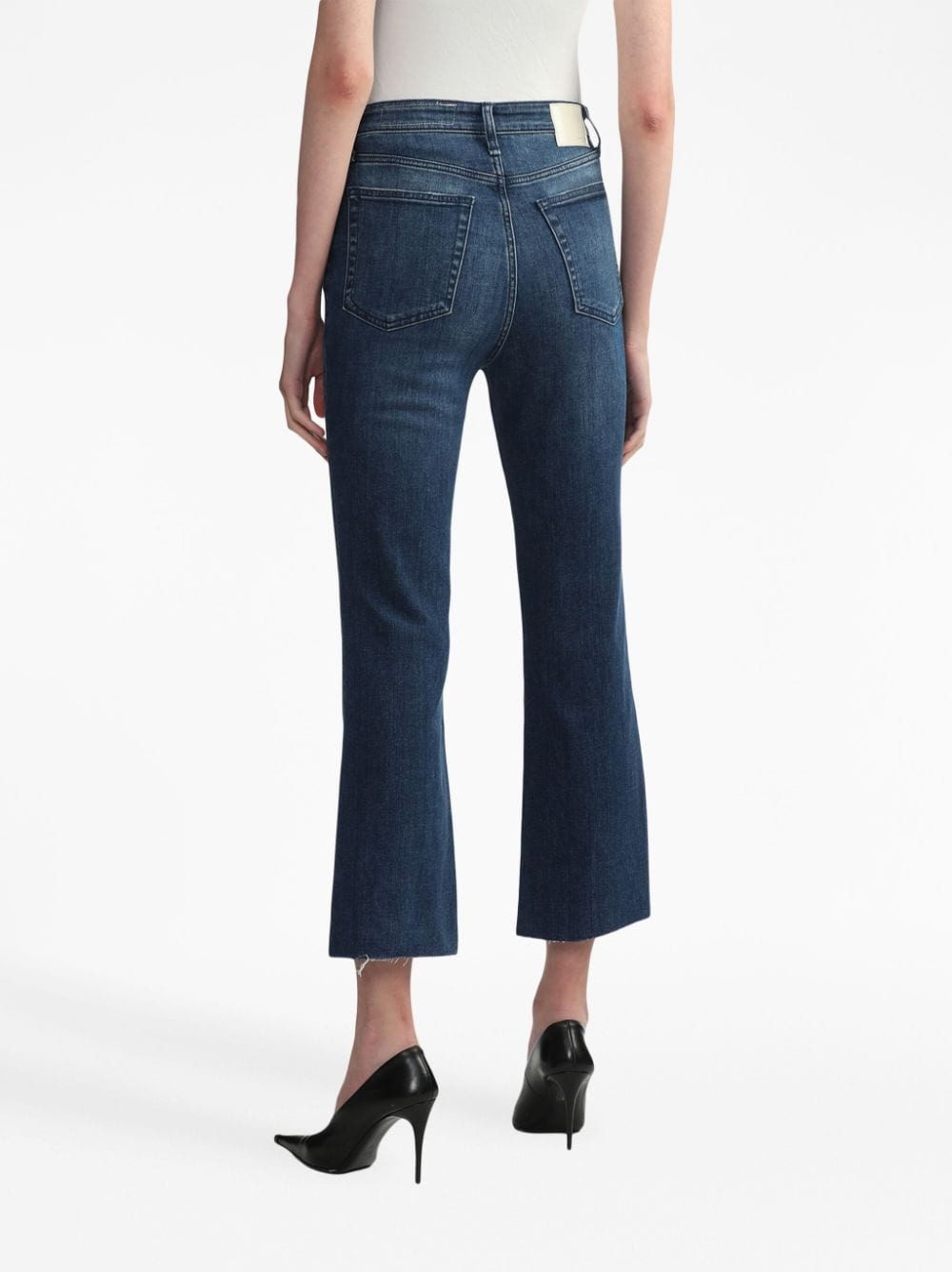 high-rise cropped jeans - 4
